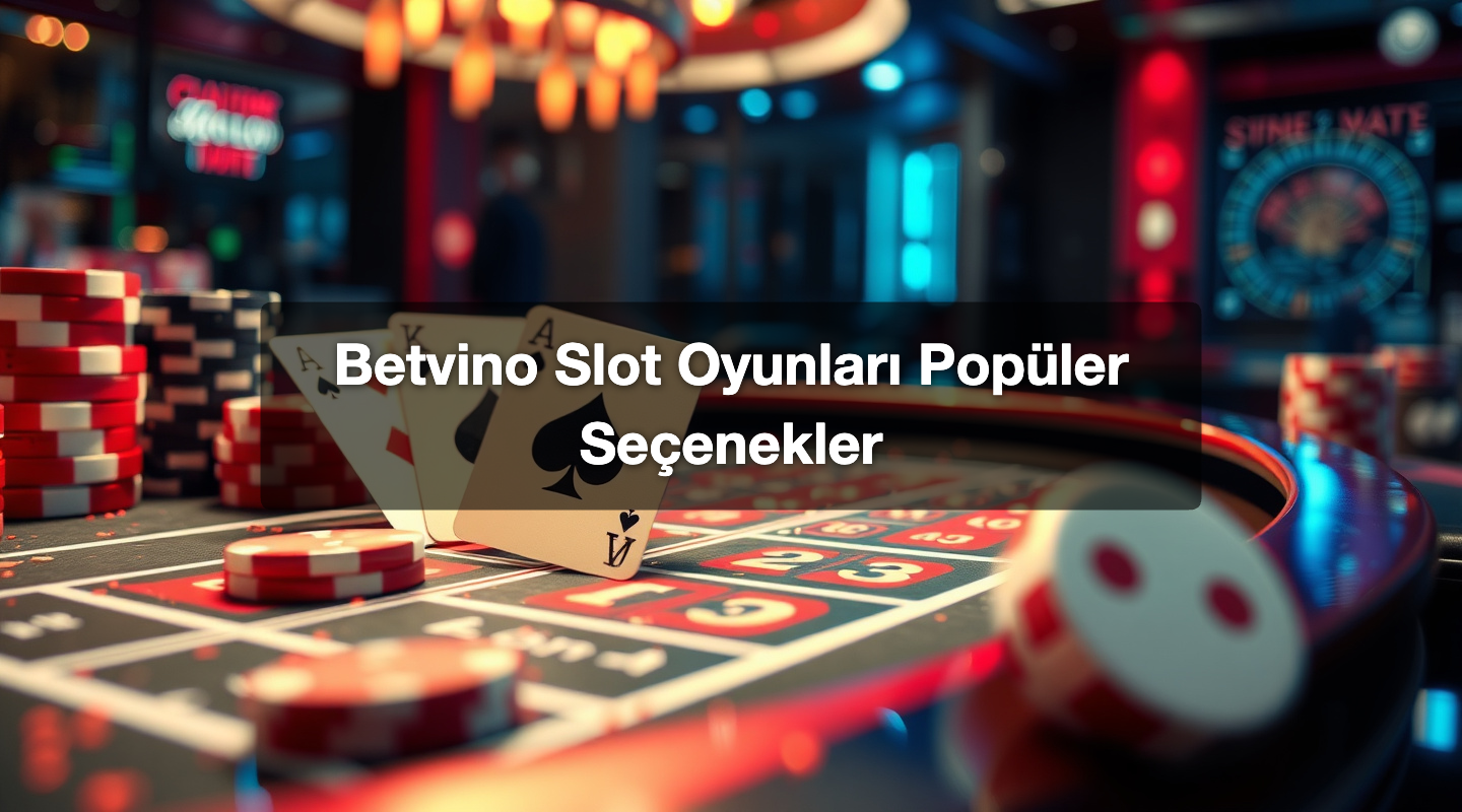 Betvino Slot Oyunları Popüler Seçenekler